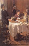 Claude Monet Le Dejeuner USA oil painting artist